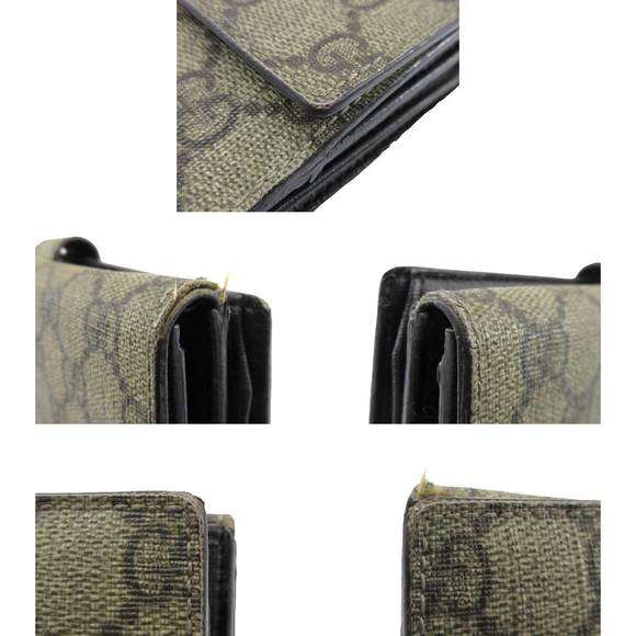 Gucci GG Supreme W Hook Long Wallet Beige - Picture 5 of 6
